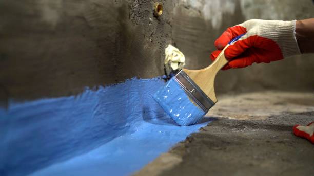 Commercial Wet Basement Repair project at a Russellville, OH business property by SJ Waterproofing Pros